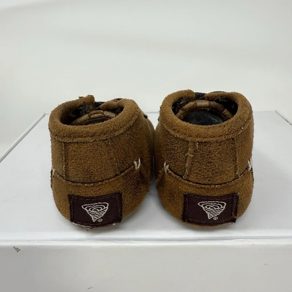 Twister Infant‎ Size 1 Carson Bucker Casual Brown Shoes 4424802-01
